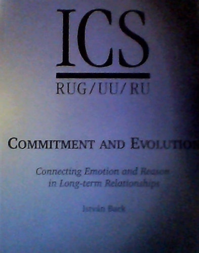Istv�n Black - Commitment and Evolution - connecting Emotion and Reason in Long-term Relationships