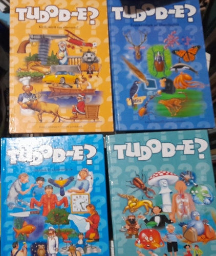 Dank Zsuzsanna  (szerk.) - 4 db Tudod-e? knyv: Tudod-e 1. ktet, Szlsok s kzmondsok, Kirl, mirl van elnevezve, rdekessgek az llatvilgbl,