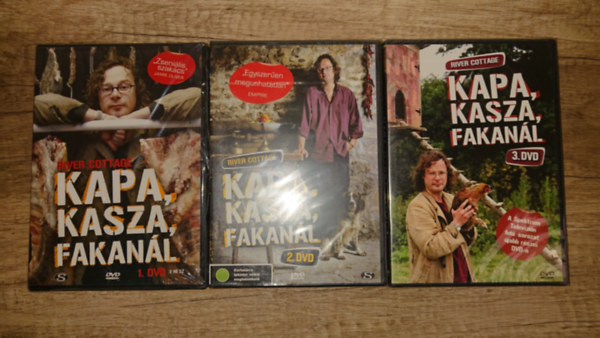 River Cottage - 3 River Cottage DVD: Kapa, kasza, fakanál 1., Kapa, kasza, fakanál 2., Kapa, kasza, fakanál 3.,