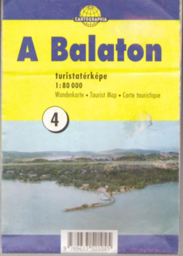A Balaton turistat�rk�pe 1:80 000