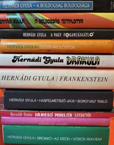 Hern�di Gyula - 10 db Hern�di Gyula k�nyv