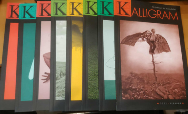 Mészáros Sándor - 8 db Kalligram (Művészet és Gondolaz)(Lapszámok a terméklapon)