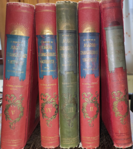 Gracza Gy�rgy - Az 1848-49-iki magyar szabads�gharcz t�rt�nete I-V. (nem reprint)