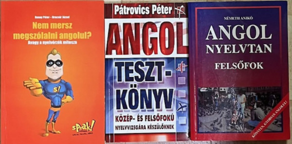 N�meth Anik� P�trovics P�ter - Angol k�nyvcsomag (3 k�tet)