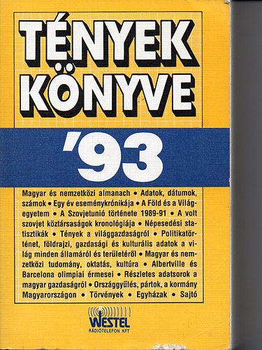 Bal� Gy�rgy-Lipovecz Iv�n - T�nyek k�nyve '93