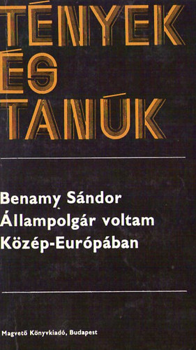 Benamy Sndor - llampolgr voltam Kzp-Eurpban