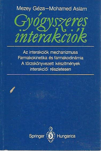 Mezey G�za - Gy�gyszeres interakci�k