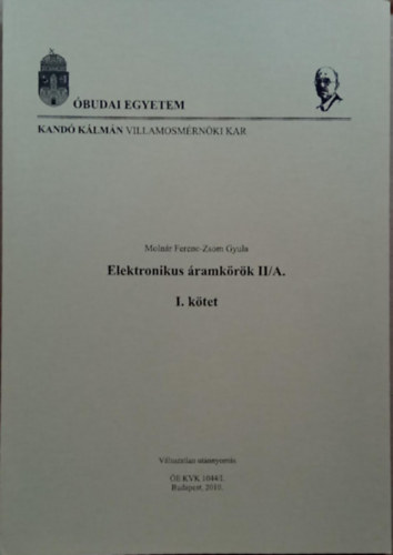 Molnr Ferenc Zsom Gyula - Elektronikus ramkrk II/A I. ktet
