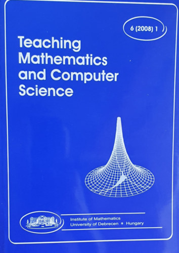 Teaching Mathematics and Computer Science -  6 (2008) 1