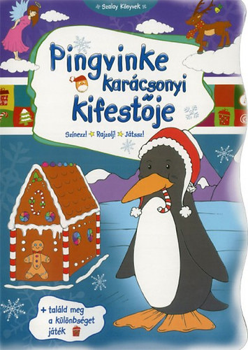 Pingvinke kar�csonyi kifest�je