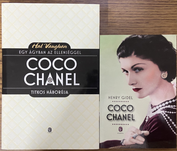 Henry Gidel Hal Vaughan - 2 db Coco Chanel könyv - Coco Chanel titkos háborúja, Coco Chanel
