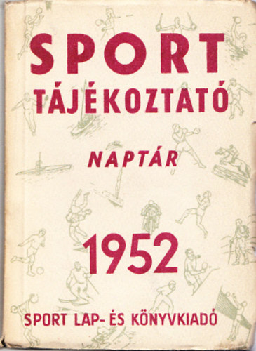 Sport tjkoztat naptr 1952