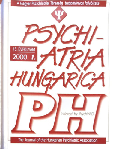 Psychiatria Hungarica 15 vfolyam 2000. 1-4. szm