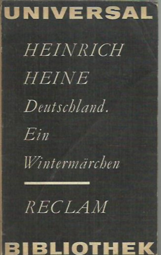 H. Heine - Deutschland, ein Winterm�rchen