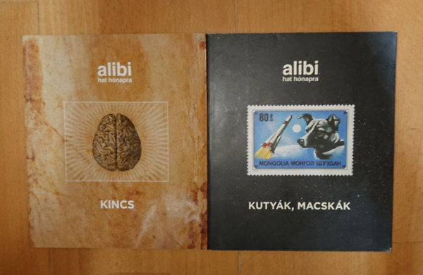 Az Alibi című folyóirat 2 száma: Kutyák, macskák, Kincs