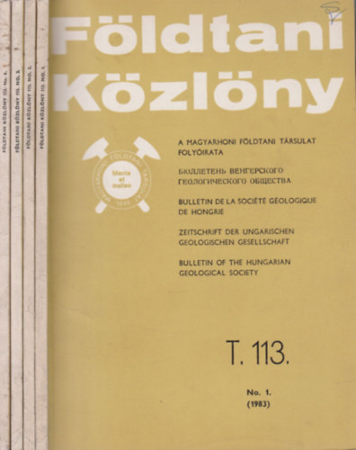 Dank Viktor dr. - Fldtani Kzlny 1983/1-4.