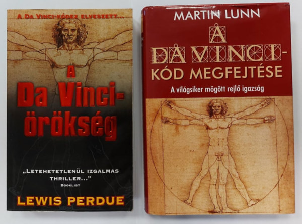 Lewis Perdue Martin Lunn - A Da Vinci-k�d megfejt�se + A Da Vinci-�r�ks�g