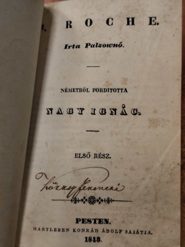 Palzownő - St. Roche