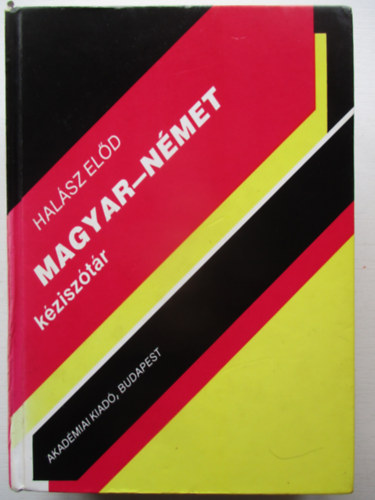 Halsz Eld - Magyar-nmet kzisztr