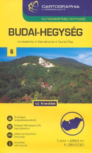 Budai-hegysg turistatrkp 1:25 000 (Cartographia turistatrkp-sorozat 6.)
