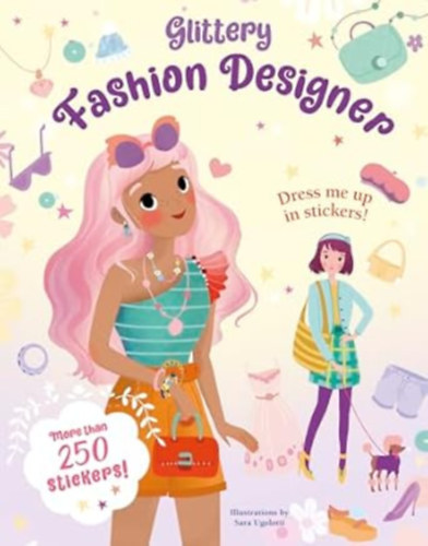 Glittery Fashion Designer Sticker Book