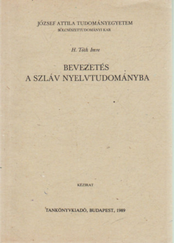 H. T�th Imre - Bevezet�s a szl�v nyelvtudom�nyba
