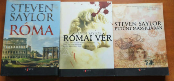 Steven Saylor - 3 db Steven Saylor reg�ny: R�ma+ R�mai v�r + Elt�nt Massil��ban