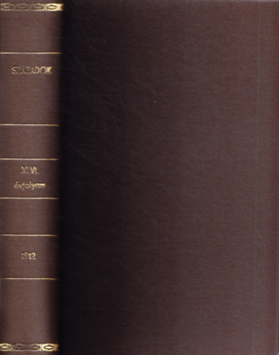 Sz�zadok CLVI. �vfolyam, 1912