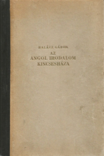 Hal�sz G�bor - Az angol irodalom kincsesh�za