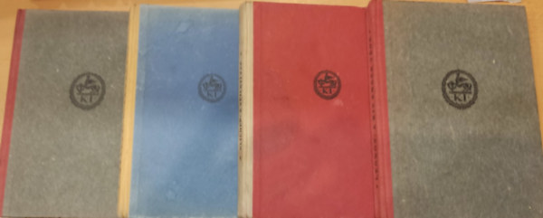 Artur Möller, Steen Steensen Blicher, V. M. Gársin Leonyid Leonov - 4 db Kner Izidor nyomda sorozata: A vejlbyi pap (elbeszélések) + Diákkaland (elbeszélések) + A kis ember vége + A piros virág (elbeszélések)