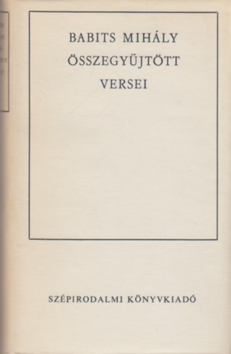 Babits Mih�ly - Babits Mih�ly �sszegy�jt�tt versei
