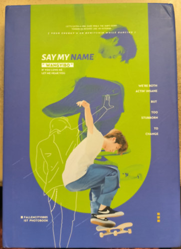 Say My Name (angol nyelv fotalbum Wang Yibo sznszrl)