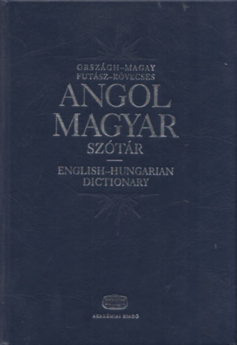 Orszgh-Magay-Futsz-Kvecses - Angol-magyar sztr