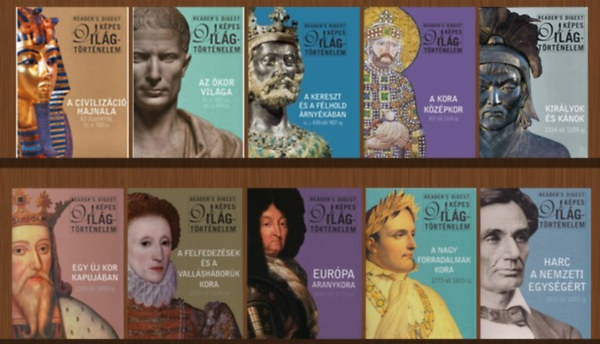 G�sp�r Zsuzsa  (szerk.) - Reader's Digest K�pes vil�gt�rt�nelem 1-10 (teljes sorozat)