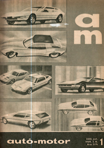 Autó-motor 1969/1-24 (teljes évfolyam, egybekötve)