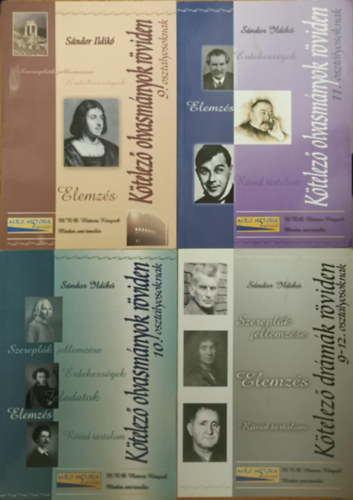 Középiskolai irodalmi könyvcsomag