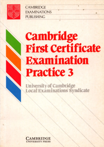 Cambridge First Certificate Examination Practice 3