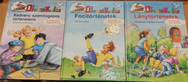 Alexandra Fischer-Hunold, Silvio Neuendorf, Heike Wiechmann, Heidemarie Brosche, Christian Zimmer Ulli Schubert - 3 db Olvas� Kal�z (Kis t�rt�netek, nagy kalandok): Focit�rt�netek + Kedvenc sz�m�t�g�pes t�rt�neteim + L�nyt�rt�netek