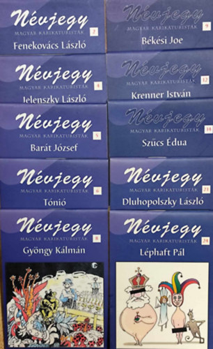 10 db Névjegy - Magyar Karikaturisták