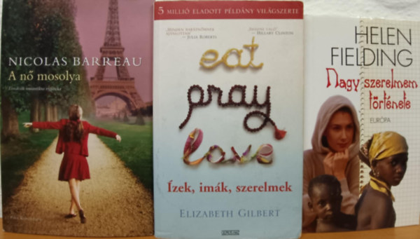Elizabeth Gilbert, Nicolas Barreau Helen Fielding - Romantikus könyvcsomag