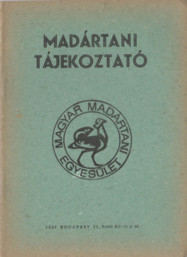 Nincs feltntetve - Madrtani tjkoztat 1984. oktber-december