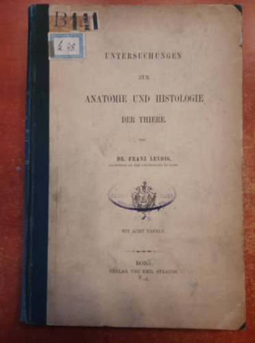 Bla Haller - Die Organisation der Chitonen der Adria-  Az Adria chitonjainak szervezse-nmet nyelv (1882)