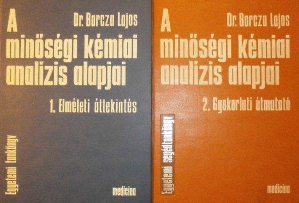 Dr. Barcza Lajos - A minsgi kmiai analzis alapjai 1-2.