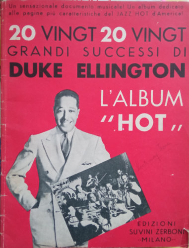 Duke Ellington - 20 vingt grandi successi di Duke Ellington l'Album "HOT" (zongorakotta)
