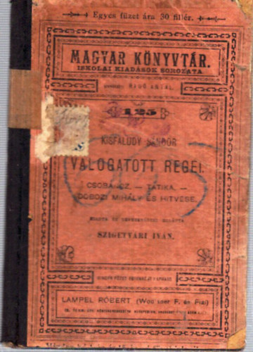 Kisfaludy S�ndor - V�logatott reg�i
