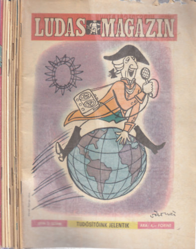 �rkus J�zsef  (f�szerk.) - 8 db. Ludas magazin 1979. (hi�ny: janu�r, febru�r, j�lius, okt�ber) + Ny�ri �r�m�k