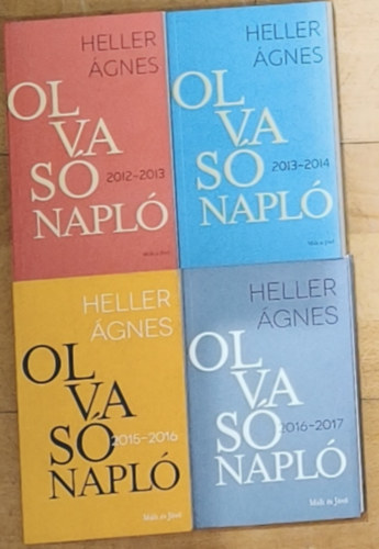 Heller Ágnes - 4db Heller Ágnes olvasónapló - Olvasónapló 2012-2013, Olvasónapló 2013-2014, Olvasónapló 2015-2016, Olvasónapló 2016-2017