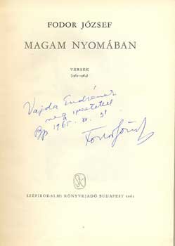 Fodor J�zsef - Magam nyom�ban