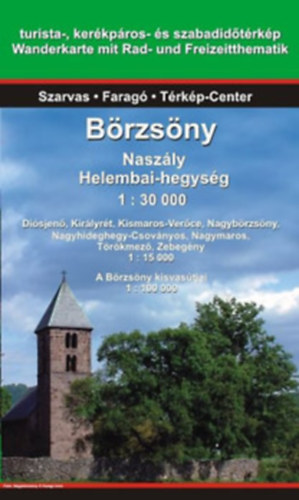 Farag-Szarvas - Brzsny, Naszly, Helembai-hegysg turistatrkp - 1:30000