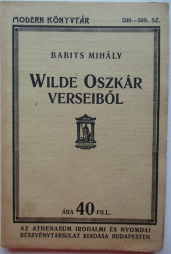 Babits Mihly - Wilde Oszkr verseibl